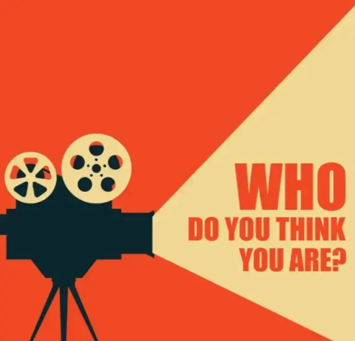 projector image with text